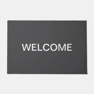Modern Bold Editable Name, Business or Brand Etc. Doormat