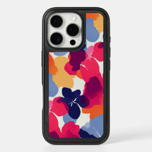 Modern bold floral pattern iPhone 16 pro case