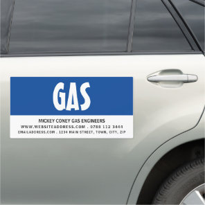 Modern Bold, Gas Engineer & Supplier Car Magnet