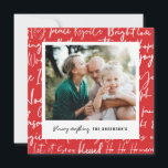 Modern bold graphic typography christmas photo holiday card<br><div class="desc">Modern bold graphic typography Christmas multi photo holiday card. A fun black and white design. Part of a collection.</div>