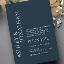 Modern Bold & Minimalist Wedding