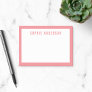 Modern Bold Name with Editable Border Color Post-it Notes