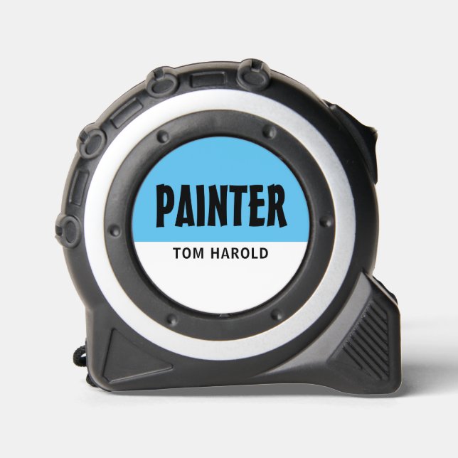 Modern Bold, Painter & Decorator Tape Measure (Front)