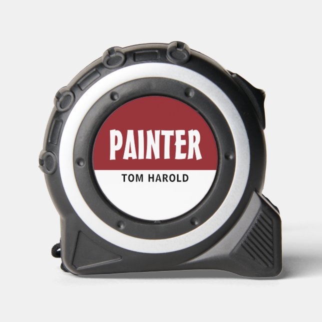 Modern Bold, Painter & Decorator Tape Measure (Front)