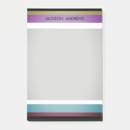 Modern Bold Personalized Name Cool Cute Post-it Notes