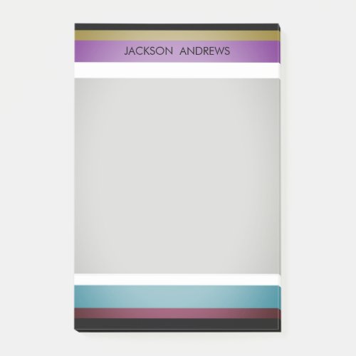Modern Bold Personalized Name Cool Cute Post_it Notes
