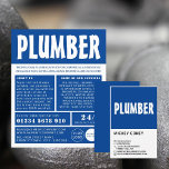 Modern Bold, Plumber, Plumbing Advertising Flyer<br><div class="desc">Modern Bold,  Plumber,  Plumbing Advertising Flyers By The Business Card Store.</div>