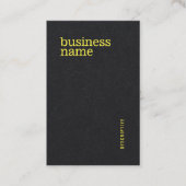 Modern Bold Professional Minimalist Template Business Card (Front)