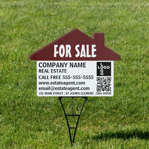 Modern Bold Realtor Estate Agent SaleRent Sign