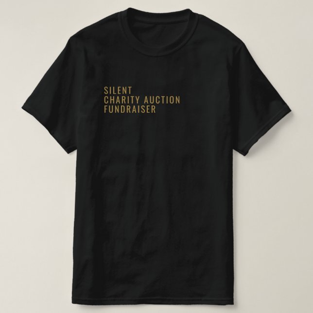 Modern Bold, Silent Charity Auction Event T-Shirt (Design Front)