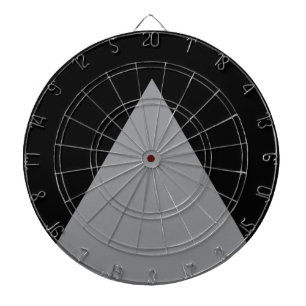 Modern, bold, simple, trendy, urban geometric art dart board
