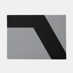 Modern, bold, simple, trendy, urban geometric art doormat