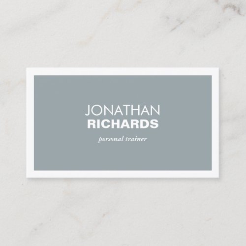 MODERN &amp; BOLD - Slate/White Business Card Templates