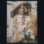 Modern Bold Thank You Typography Photo Wedding Magnet<br><div class="desc">Modern Bold Thank You Typography Photo Wedding magnet</div>