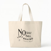 Modern Bold Typography Custom Name Funny Golf Joke