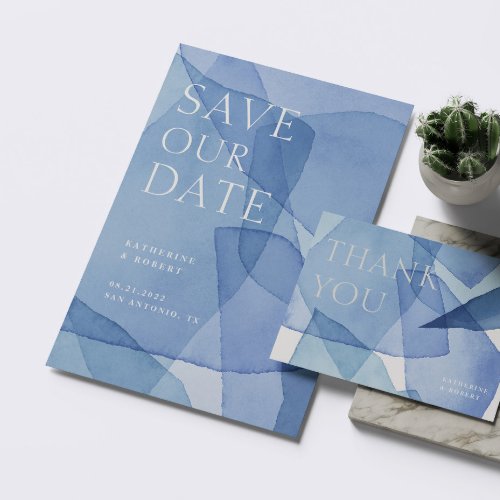 Modern Bold Typography Save The Date Announcement