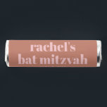 Modern Bold Typography Terracotta Pink Bat Mitzvah Breath Savers® Mints<br><div class="desc">Personalized Modern Bold Typography Terracotta Pink Bat Mitzvah Breath Mints</div>