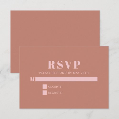 Modern Bold Typography Terracotta Pink Bat Mitzvah