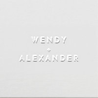 Modern Bold Wedding Bride and Groom Signature