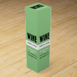 Modern Bold, Wine Bar/Winery Wine Box<br><div class="desc">Modern Bold,  Wine Bar/Winery Wine Box By The Business Card Store.</div>