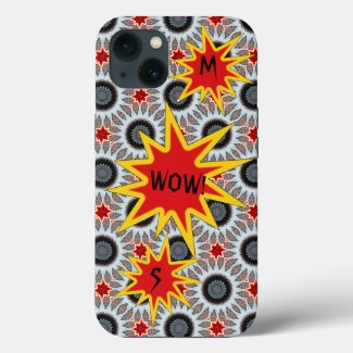 Modern Bold WoW! Starbursts Case-Mate iPhone Case