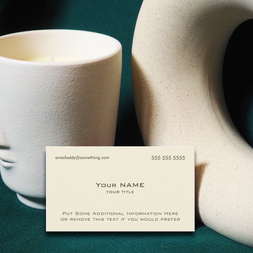 Modern Bone Business Card