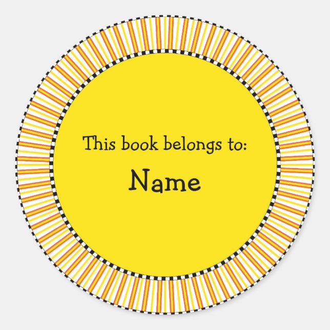 Modern bookplate design (Front)