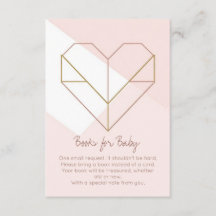 Modern Books for Baby Card – Abstract Geometric