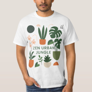 Modern Botanical Art Print: Zen Urban Jungle House T-Shirt