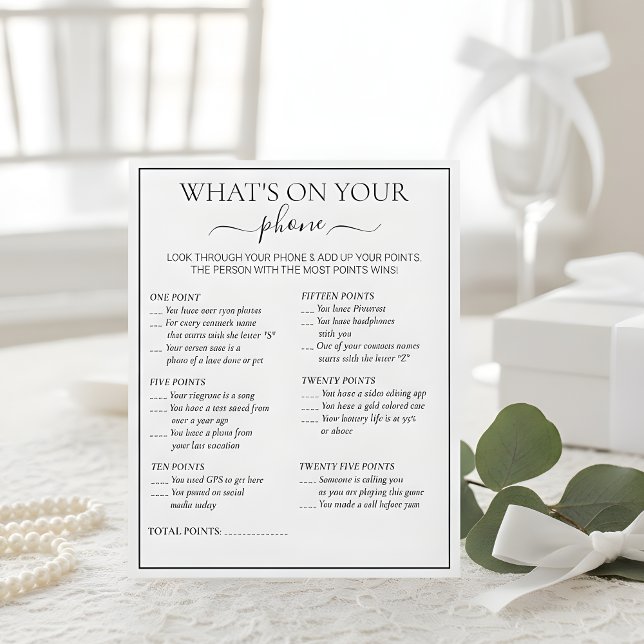 Modern Botanical Bridal Shower Bingo Game (Creator Uploaded)