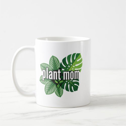 Modern Botanical Graphic Design Coffee Mug