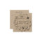 Modern Botanical Kraft and Black Referral Card