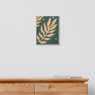 Modern botanical living Art Canvas Photo Tile