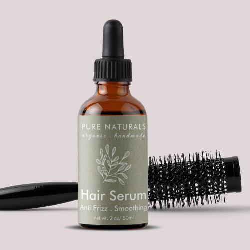 Modern Botanical Neutral Green Natural Product Label