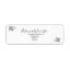 Modern Botanical Script Return Address Label