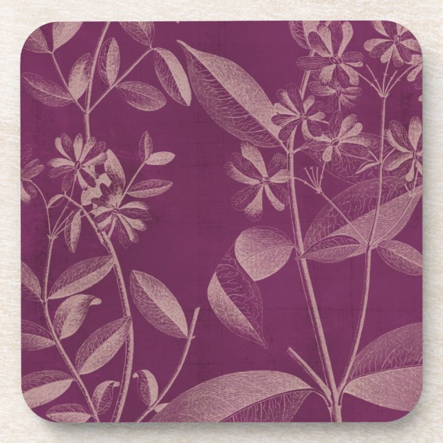 Modern Botany III Beverage Coaster (Front)
