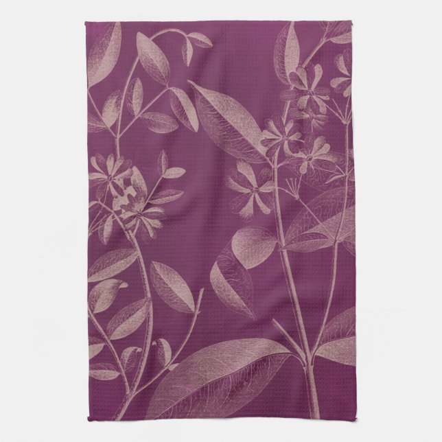 Modern Botany III Kitchen Towel (Vertical)