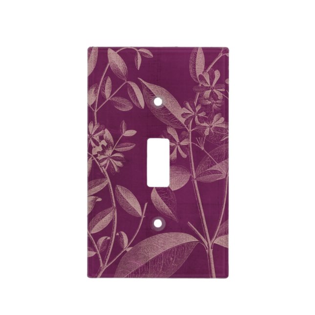 Modern Botany III Light Switch Cover (Front)