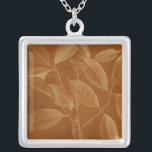 Modern Botany VI Silver Plated Necklace<br><div class="desc">Floral</div>