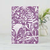 Modern Botatanical Floral Purple (Standing Front)