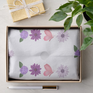 Modern Boutique Florist Business Branding Tissue Paper