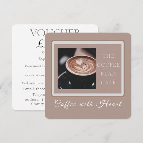 Modern Boutique Florist Business Branding Voucher