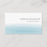 Modern Boutique Turquoise Watercolor Business Enclosure Card