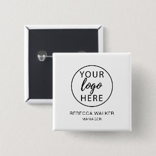 Modern Brand Identity Custom Name & Job Role Button