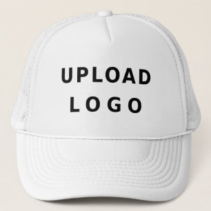 Modern Branded Promotional Business Logo – White Trucker Hat