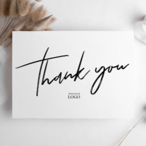 Modern Branded Thank You Card