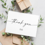 Modern Branded Thank You Card<br><div class="desc">Small business thank you cards. Modern thank you.</div>