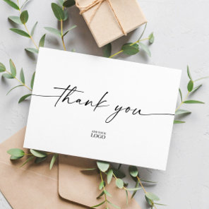 Modern Branded Thank You Card