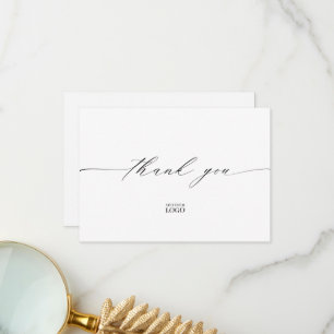 Modern Branded Thank You Card