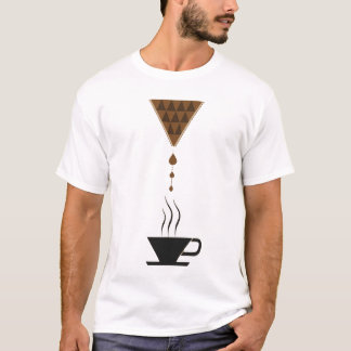 Modern Brew | Geometric Minimalist Pour Over Coffe T-Shirt